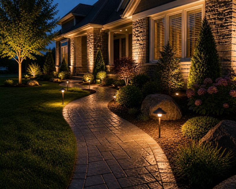 Garden Lighting Installation in Provo, UT