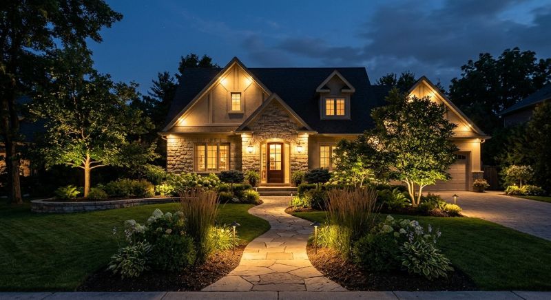 Landscape Lighting Installation in Utah County, UT